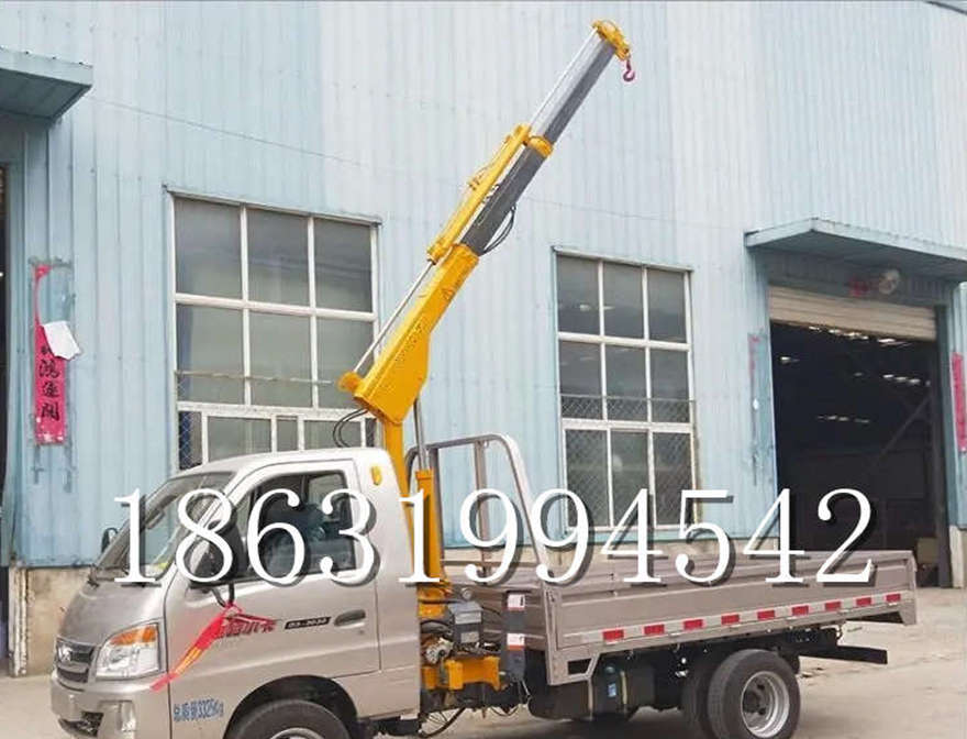 临夏回族自治州车载吊机12V24V1吨随车吊改装移动出租车载吊机全电动液压吊机1吨电动吊机